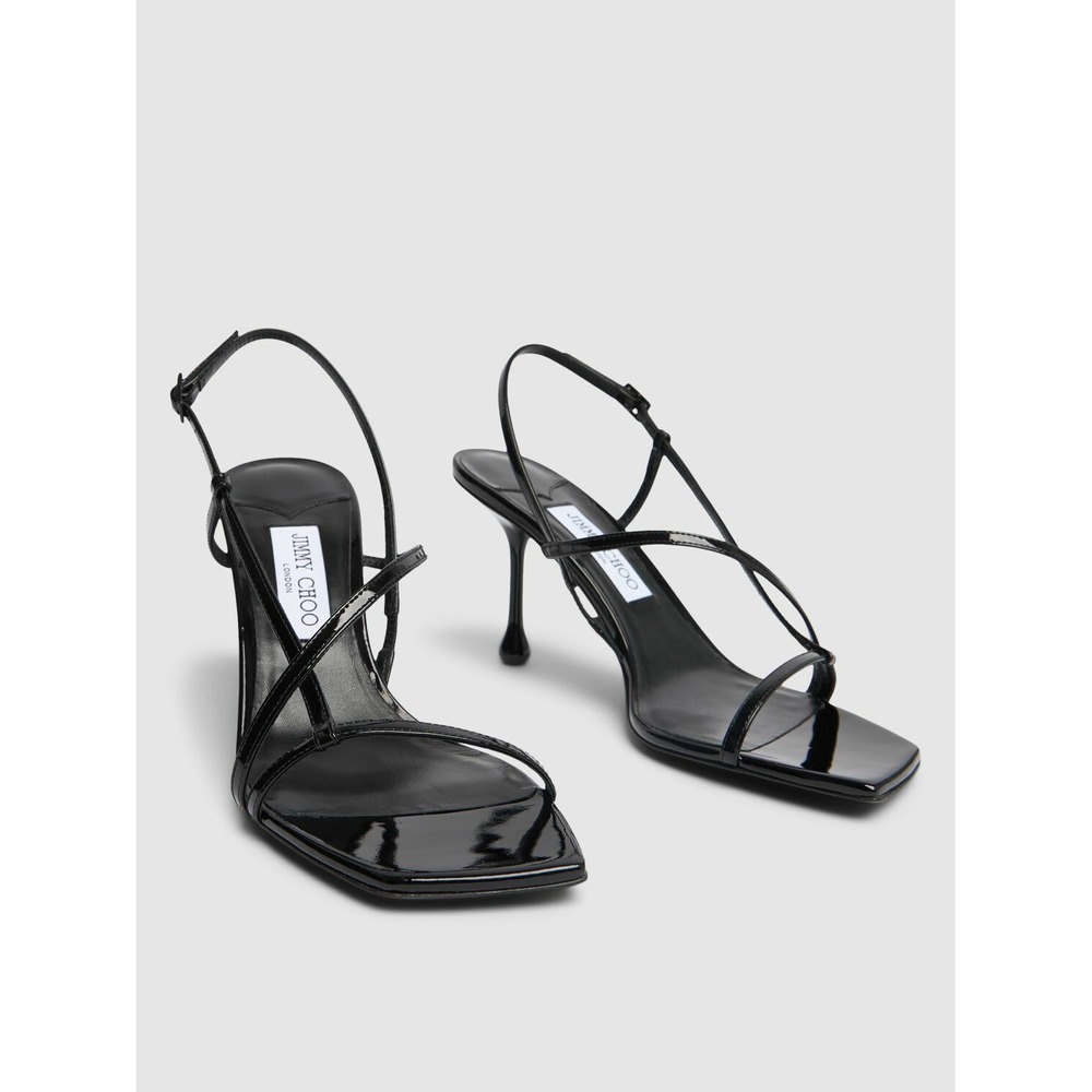 Jimmy Choo NEW Black Etana 80 Heeled Sandals Women's Size 36.5 - Picture 3 of 14